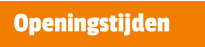 Openingstijden