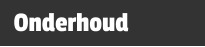 Onderhoud